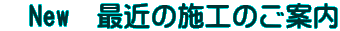 �@New�@�ŋ߂̎{�H�̂��ē�